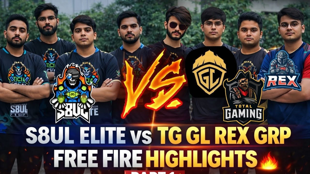 S8UL ELITE vs TG GL REX GRP | Free Fire Highlights | Part 1 🔥