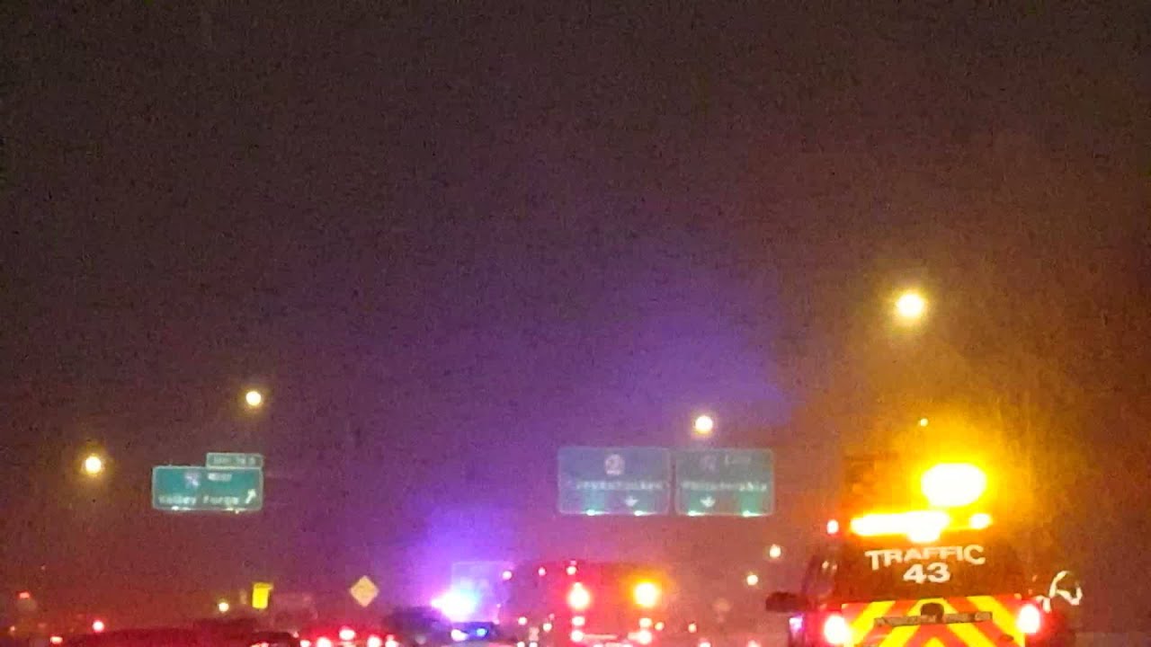 Accident on the Blue Route Interstate 476 (I-476) - YouTube