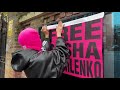 Pussy Riot - LOVE IS STRONGER THAN WAR AND DEATH: FREE SASHA SKOCHILENKO (by Nadya Riot)