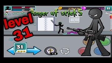 Anger Of Stick 5 | Level 31 | Android Gameplay | Single Mode