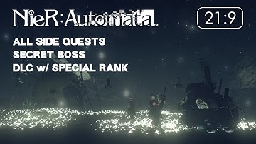 NieR:Automata All Side Quest | Secret Boss | DLC w/ Special Rank | Japanese Dub | No Commentary