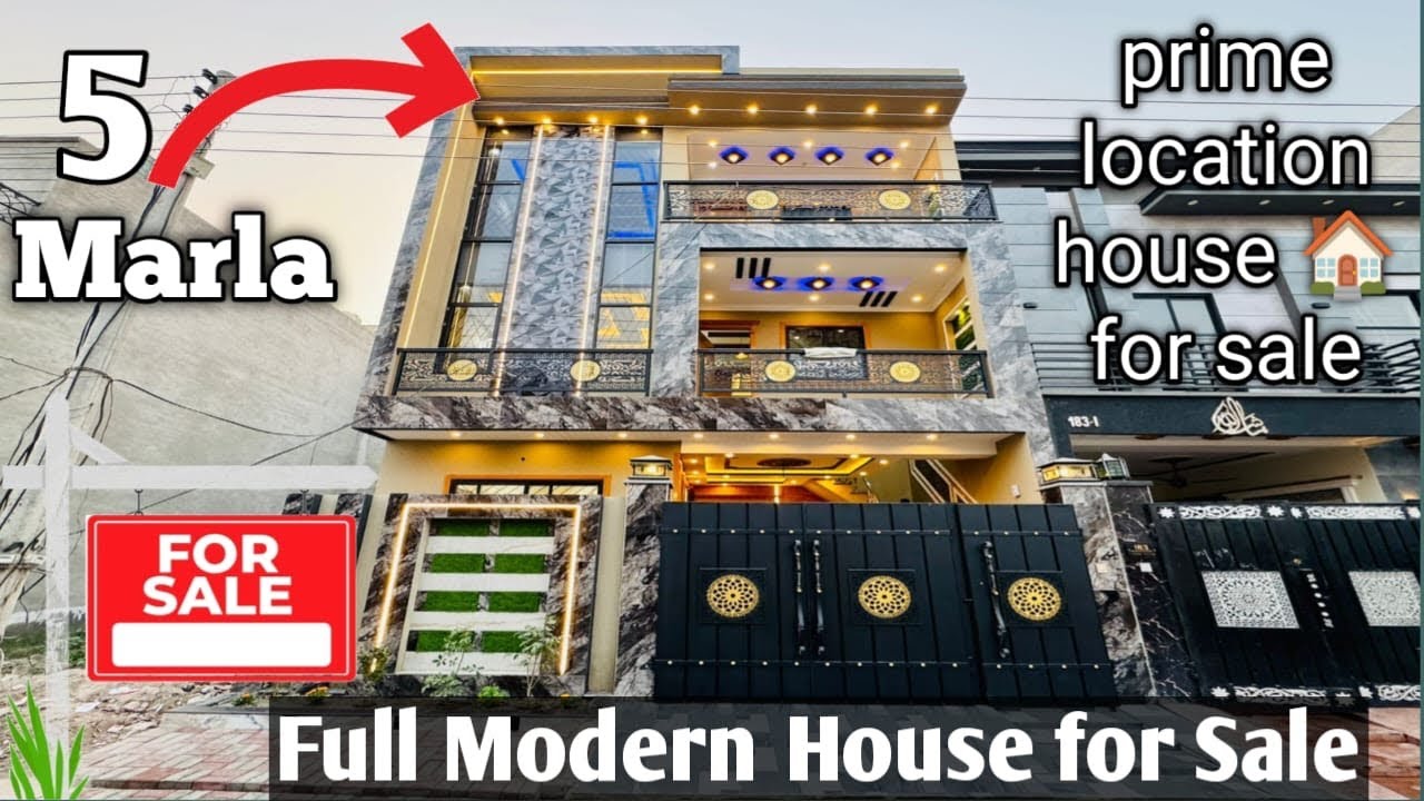 5 Marla prime location house 🏠 for sale in Pakistan 🇵🇰 location ￼al Rehman garden phase 2 Lahore ￼ 