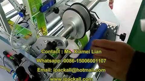 Semi automatic Round Bottle Labeling Machine (NanYun Brand NY-824 Model )