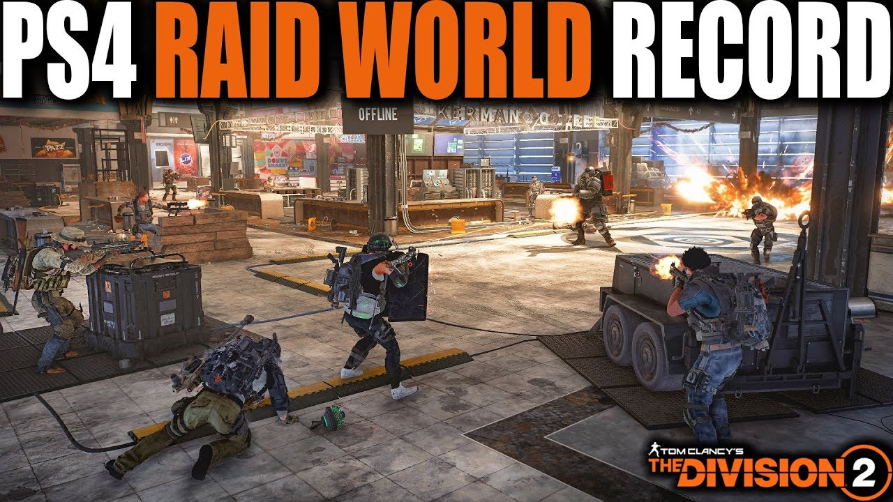 THE DIVISION 2 PS4 RAID WORLD RECORD RUN | OPERATION DARK HOURS