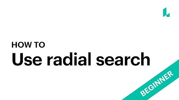 How to use radial search [Beginner]