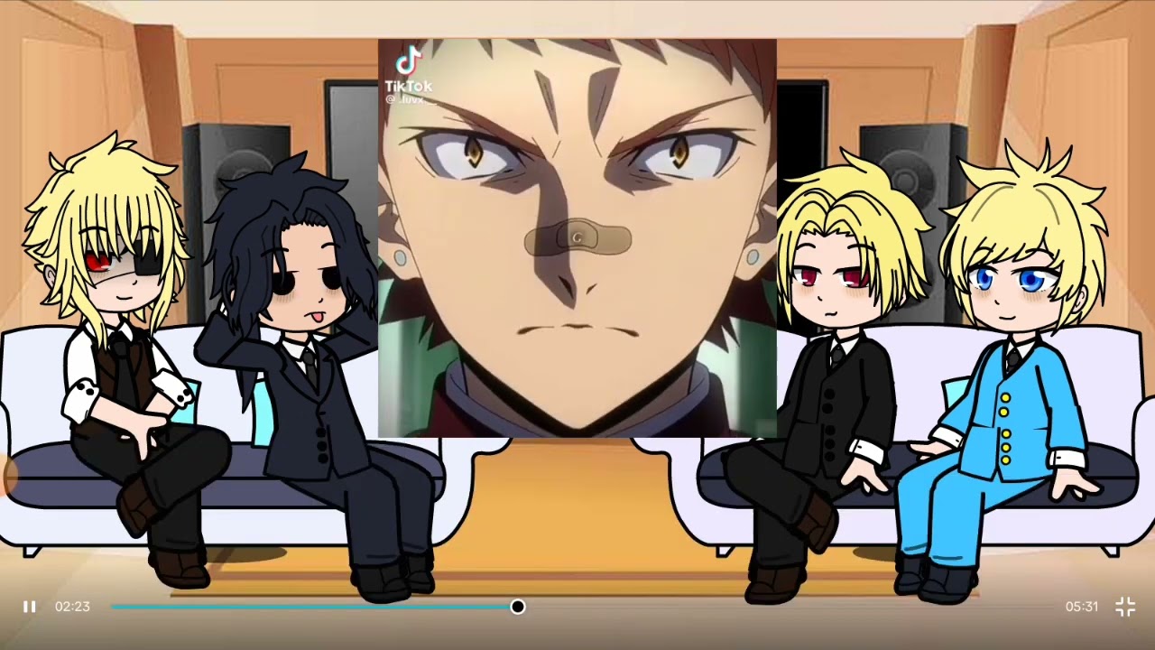 moriarty the patriot react to louis moriarty as tachihara