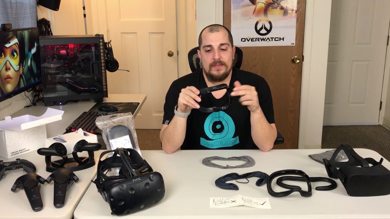 Vr cover Waterproof memory foam replacement set Oculus Rift