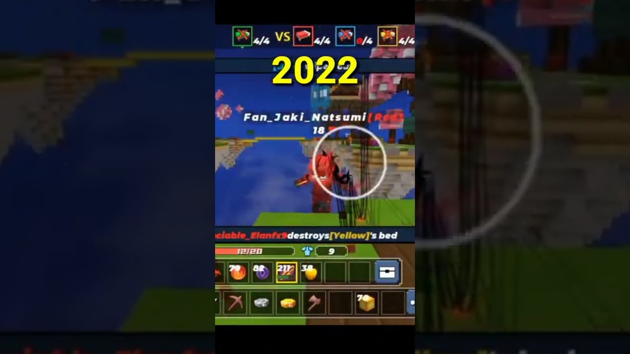Evolution of Bedwars 2022 (Blockman Go : Blocky Mods)