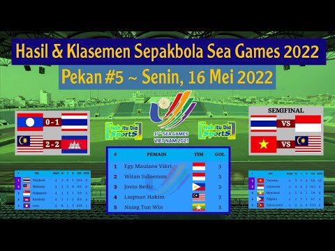 Hasil Sea Games 2022 Hari Ini: Laos vs Thailand | Jadwal Semifinal Sepak Bola Sea Games 2022