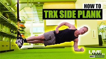 How To Do A TRX FOREARM SIDE PLANK | Exercise Demonstration Video and Guide