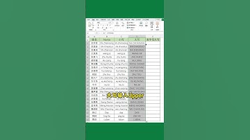 【Excel教学】excel大小写字母，一秒切换技巧！ #excel技巧 #office办公技巧 #办公技巧 #职场 #办公技巧 #职场 #干货