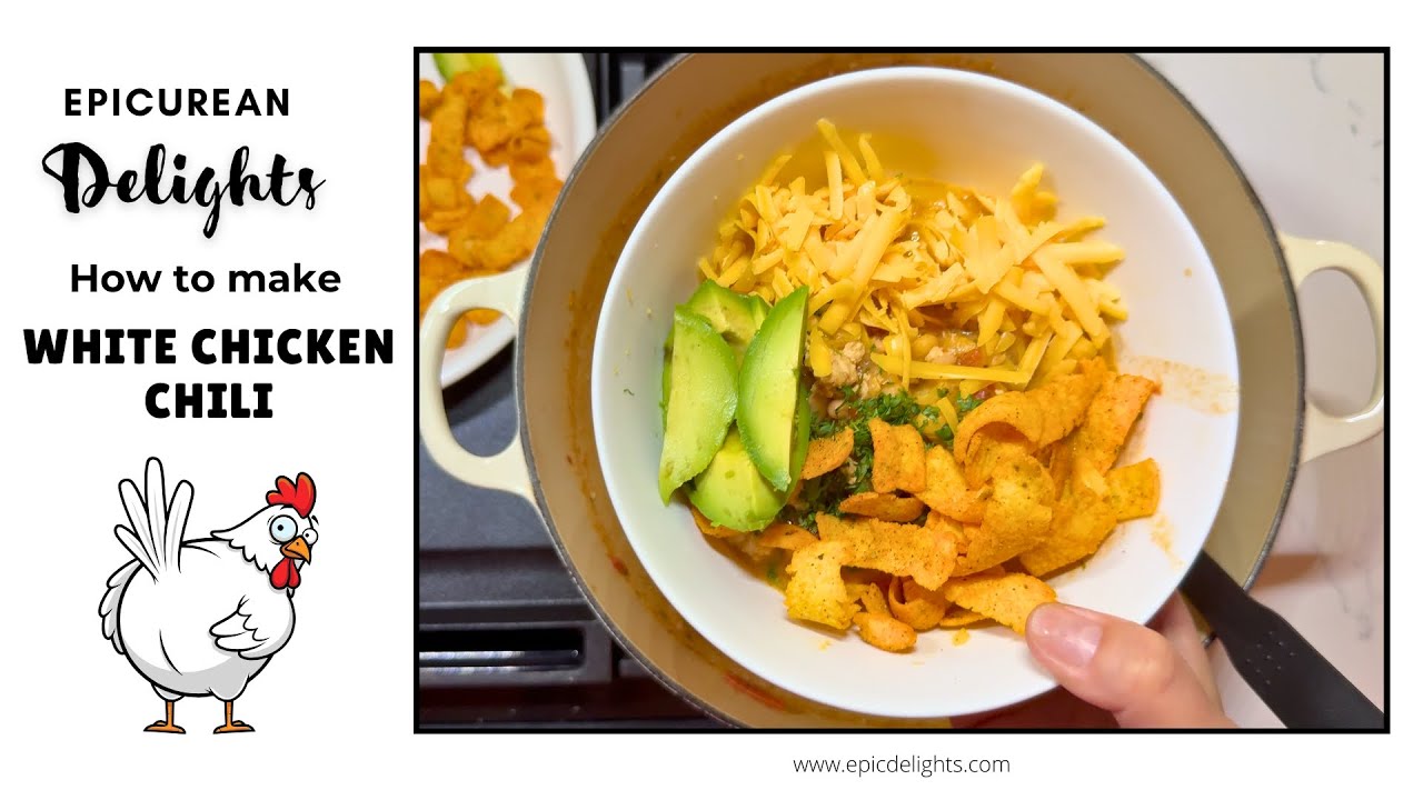 White Bean Ground Chicken Chili (Easy, Healthy, One-Pot)