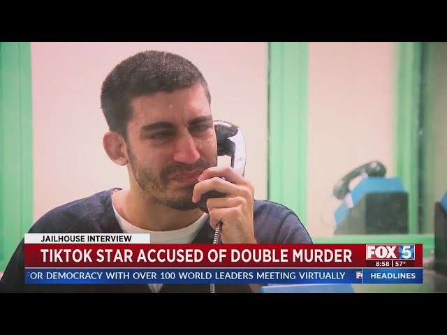 TikTok Star Accused Of Double Murder Speaks To FOX 5 From Jail class=