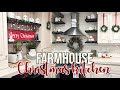 DECORATE MY FARMHOUSE CHRISTMAS KITCHEN WITH ME | episode 4