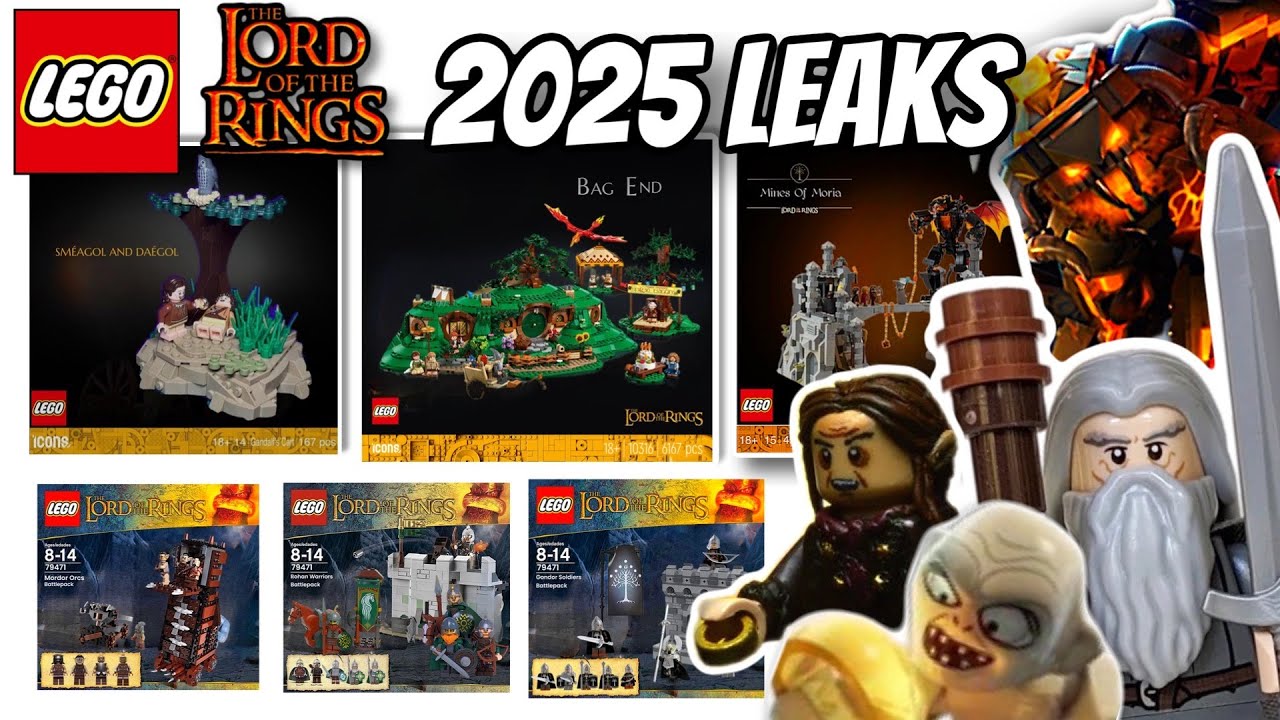 Lego Lord of the Rings 2025 Leaks UPDATE Bag End + Smeagol GWP - YouTube