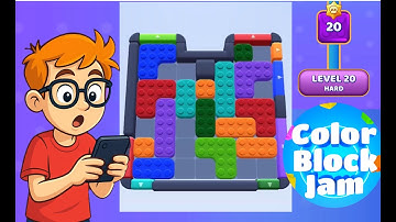 Color Block Jam Level 20 Solution Walkthrough