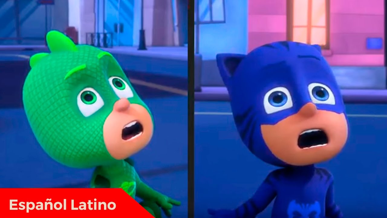 Pj masks heroes en pijamas en español latino el alborotado robot de catboy  y gekko episodio 21 - YouTube