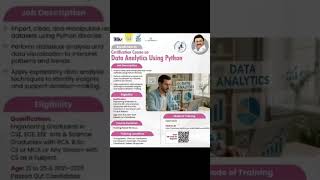 Python Data Analytics Course Tamil | TNSKills Certification | Job Ready Skills #DataAnalytics
