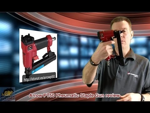 Arrow PT50 Pneumatic Staple Gun review - YouTube
