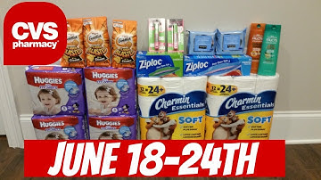 CVS COUPONING HAUL 6/18/17-6/24/17! MONEYMAKER GARNIER/FACE WIPES & MORE!