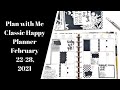Plan with Me- February 22-28, 2021- Classic Happy Planner- Featuring my NEW Sticker Book!