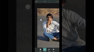 Railway Track Background Photo Editing | रेल की पटरी Background Change Photo Editing | #shorts screenshot 1