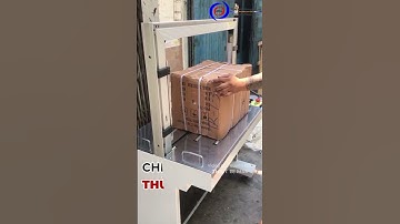 Thực tế máy đóng đai thùng tự động | tiết kiệm thời gian