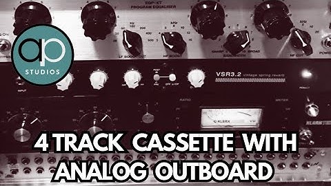 Breakdown of a 4 Track Cassette Production. With all Analogue Outboard! Piano instrumental part 1