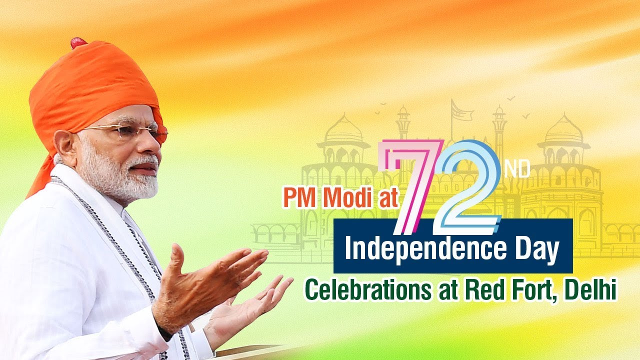 Independence Day 2018 : PM Modi at 72nd Independence Day Celebrations at Red Fort, Delhi