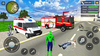 Spider Rope Hero Ninja Gangster Crime Vegas City - Android Gameplay #2 screenshot 1