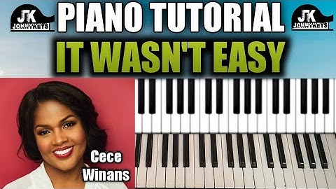 Piano Tutorial "It Wasn