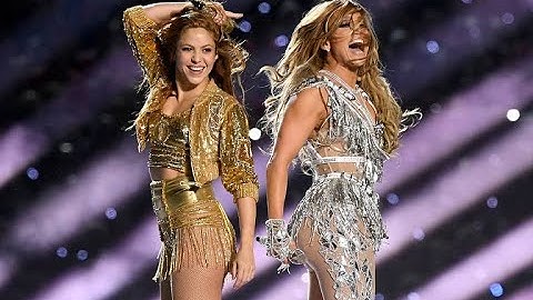 Shakira e Jennifer Lopez no Super Bowl Completo 4k