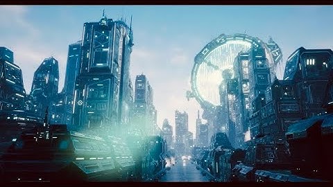 SciFi Town #unrealengine