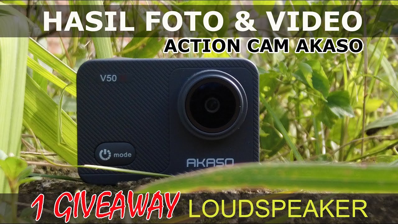 Setting di HP dan test video dan Foto action cam akaso YouTube