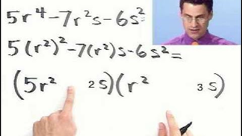 Factoring Trinomials Completely, Part 2 of 2, from Thinkwell College Algebra