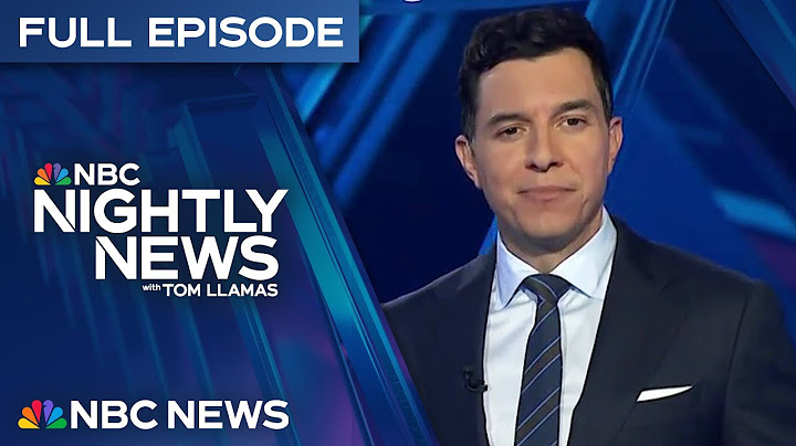 Nightly News Full Episode - July 14