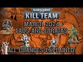 Kill team  march 2024 faqs and erratas