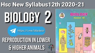 Reproduction in lower and higher Animals With Class 12 hsc Maharashtra board  New syllabus Part 2