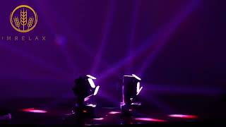 IMRELAX 8X10W RGBW LED DJ Light cont 360 degrees Stage Light Moving Head Light for Bar Disco Light