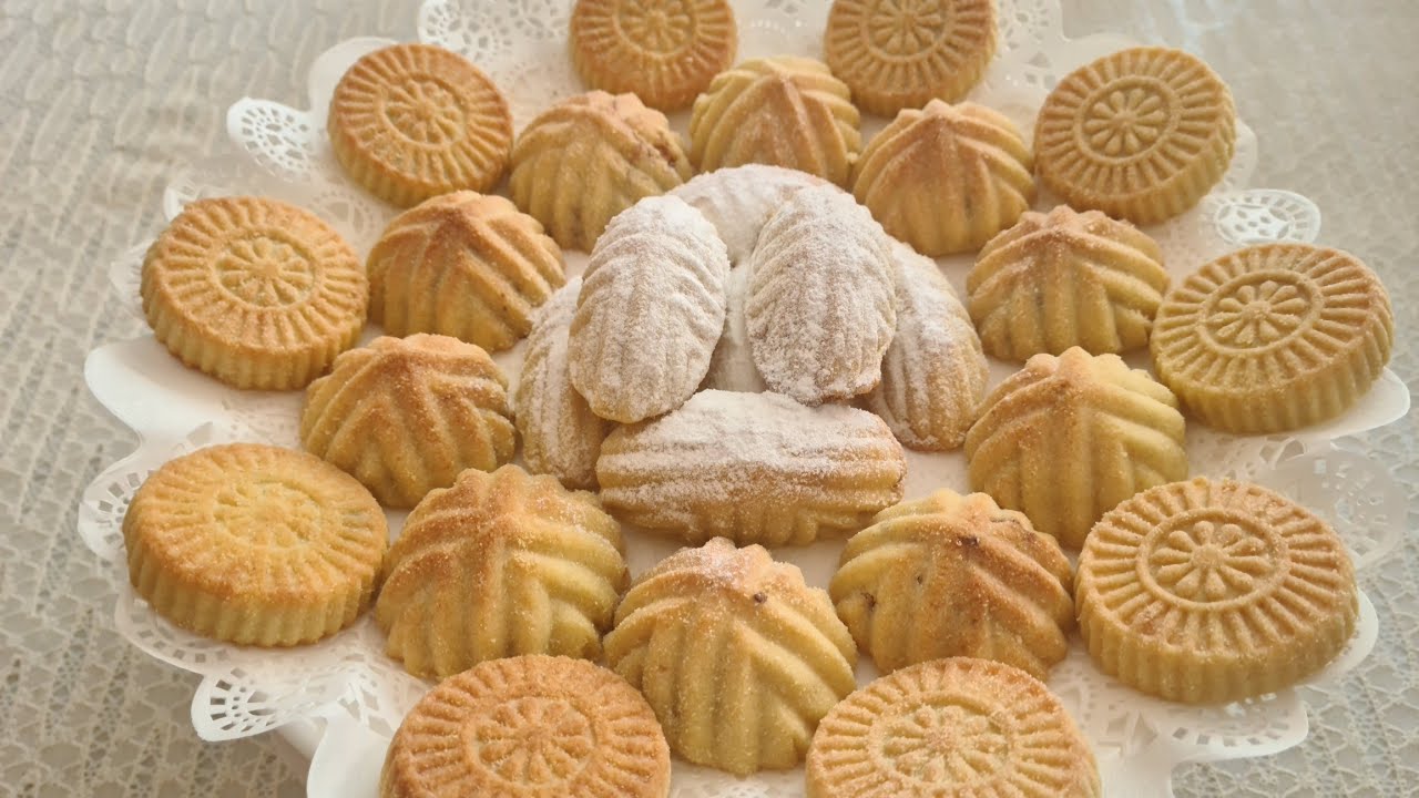 معمول بثلاث حشوات جوز وفستق وتمر