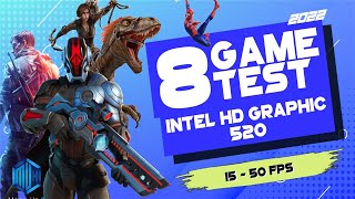 INTEL HD GRAPHICS 520 | GAMING TEST 2022