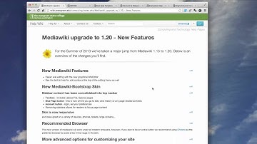 Mediawiki upgrade to 1.20 - New Features for Evergreen Wikis