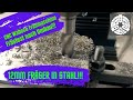 CNC Wabeco Fräsmaschine Teil 2 - Fräsen in Stahl mit 12mm Fräser nach dem Umbau!!!