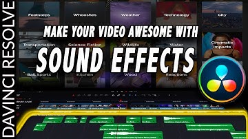 DaVinci Resolve 16 SOUND EFFECTS Editing Tutorial