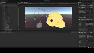 Explosive Cubes #unity #3d #physics #effects
