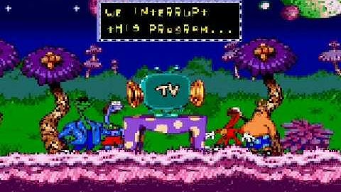 ToeJam & Earl in Panic on Funkotron Intro Sega Genesis