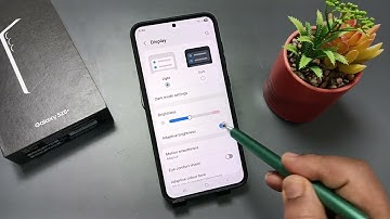 Samsung Galaxy S25/S25+/S25 Ultra | How to Enable or Disable Adaptive Brightness
