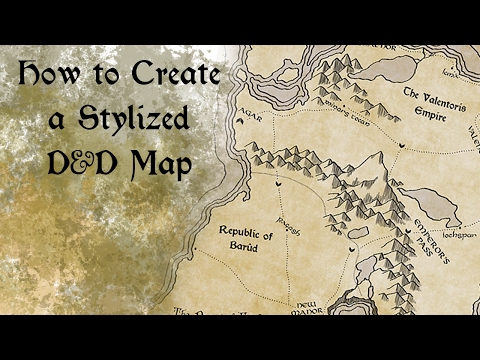 How to Create a Stylized D&D map