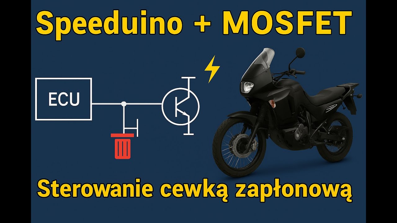Jak sterować cewki zapłonowe w Speeduino – prosty stopień mocy na MOSFET (Honda XL650V)