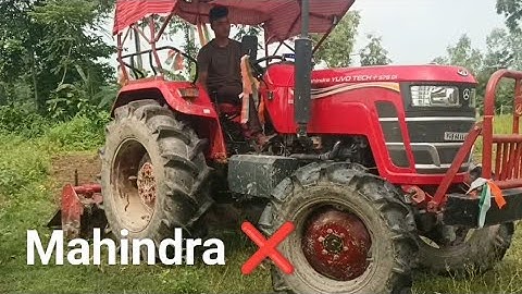 Mahindra Yuvo Tech+ 585di 4wd performance ll Mahindra gyrovator in Deep Mod 😱 ll #mahindrayuvo575di